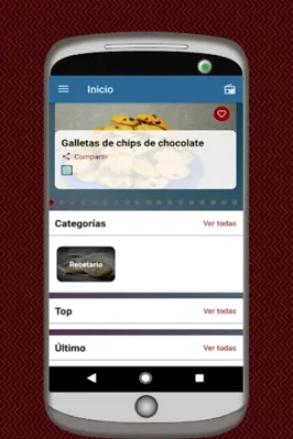 Recetas de Galletas Caseras android App screenshot 6