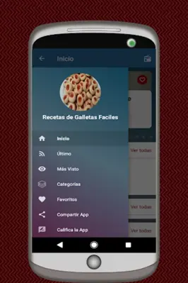 Recetas de Galletas Caseras android App screenshot 7